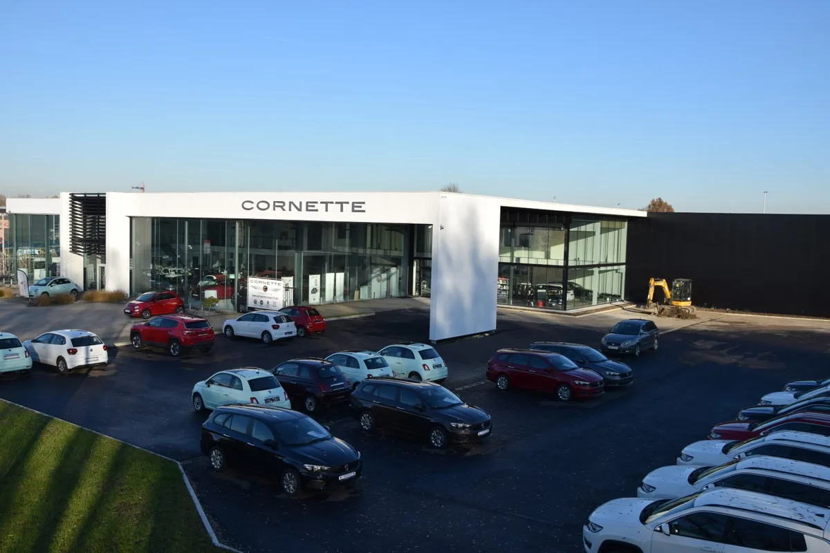 De showroom van Cornette Automotive in Roeselare
